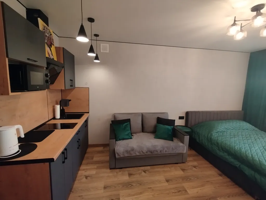 Уютная студия с видом на парк