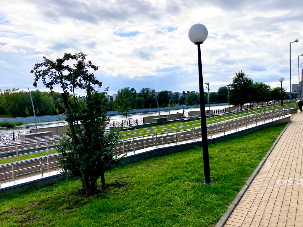 Уютная студия на набережной р. Преголя