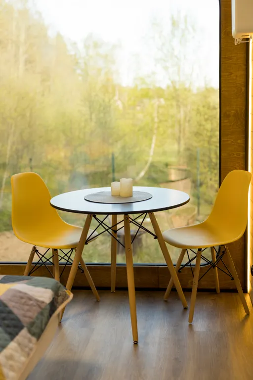 Дом Немо с уличной купелью  в лесу