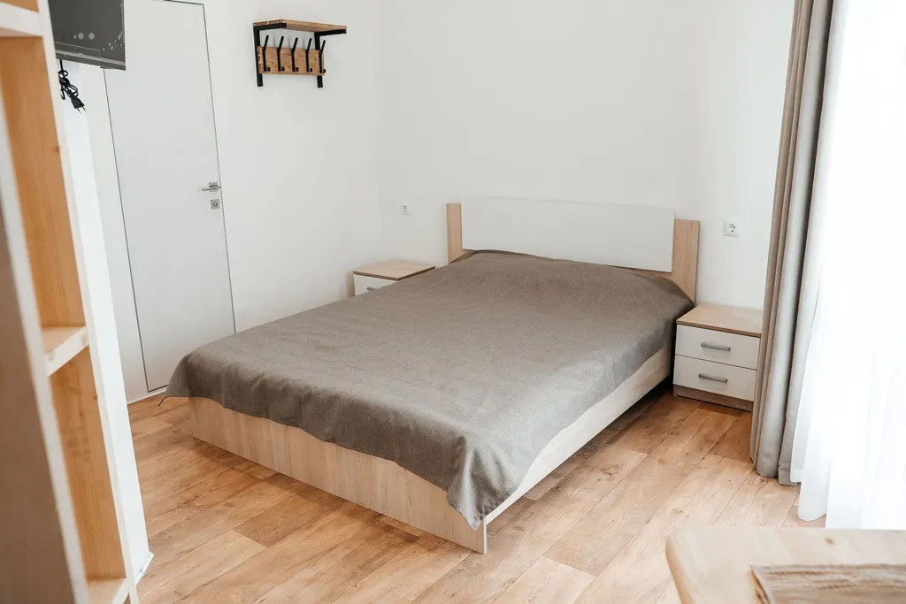 Современный двухместный номер в доме с видом на океан и вулканы