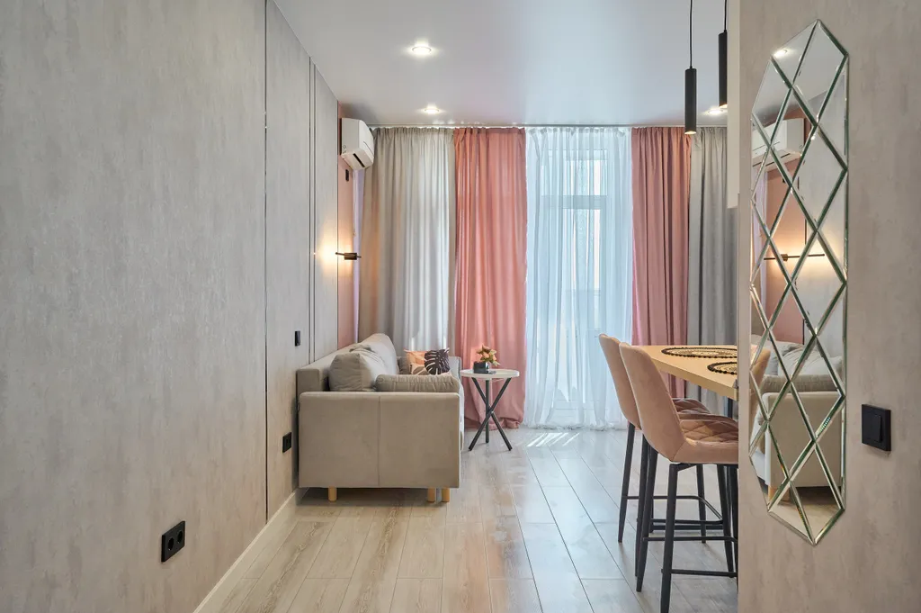 Студия для двух гостей с балконом