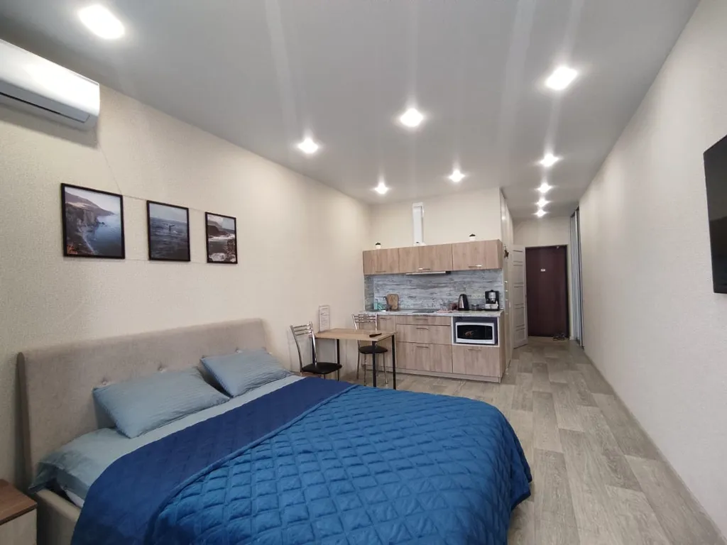 Квартира Квартира Уютная студия с отличным видом на город — Хабаровск