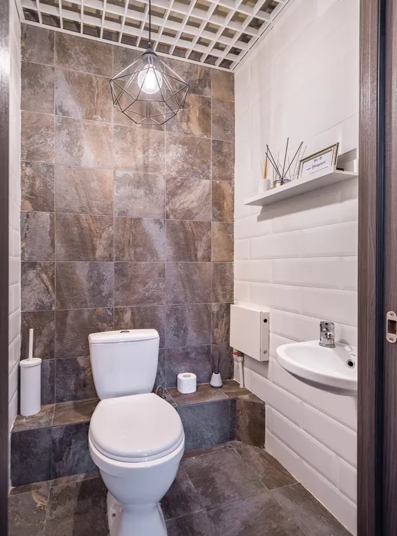 Loft с авторской планировкой, качелью с видом на город в ЖК БОльшом