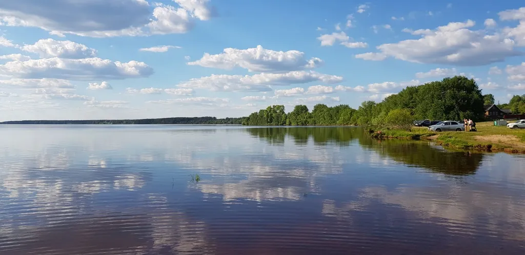 Дом с видом на озеро Волго