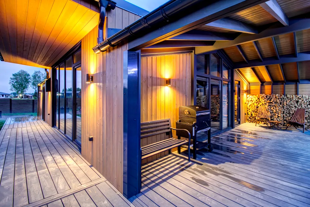 Уютный домик с видом на лес