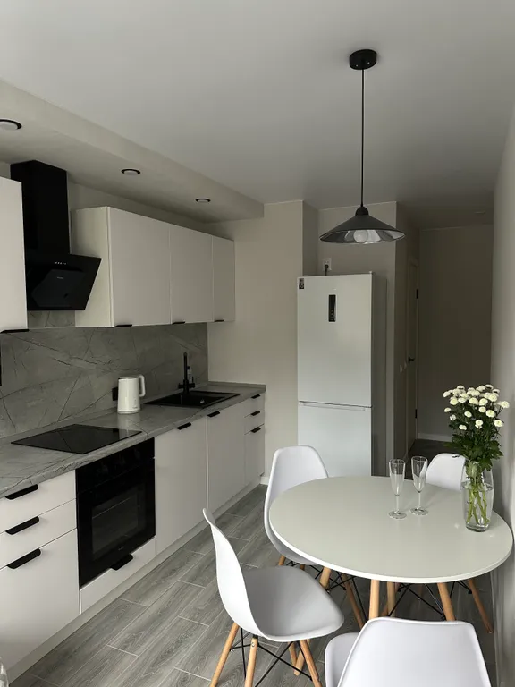 Новая светлая однокомнатная квартира в курортном районе