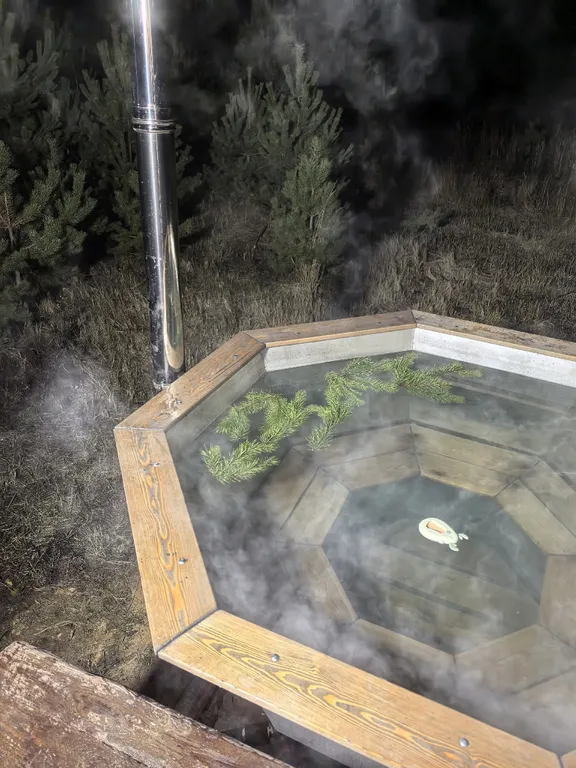 Большой дом с баней и чаном