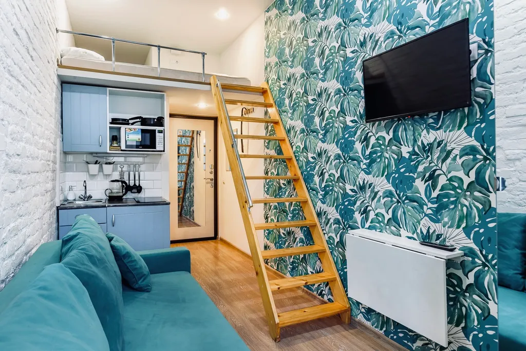 Квартира Квартира Четырёхместный двухуровневый апартамент — Санкт-Петербург