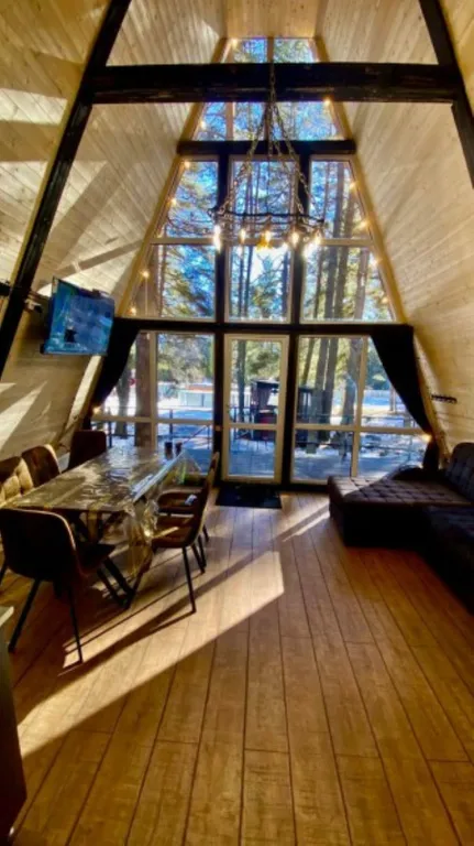 Коттедж Коттедж A-Frame в лесу — Архыз
