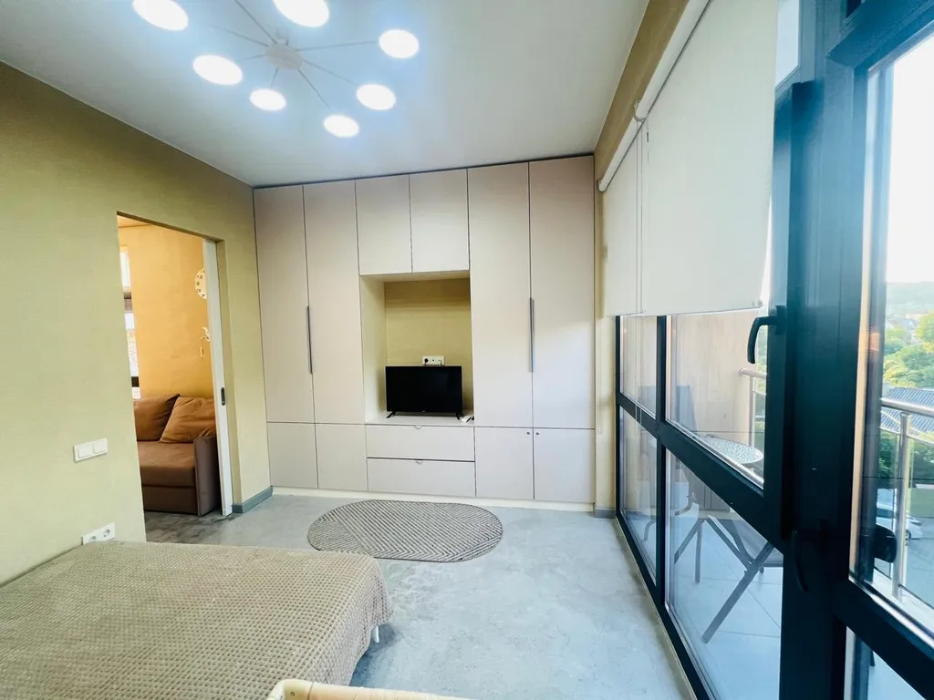 Стильная однокомнатная квартира с балконом