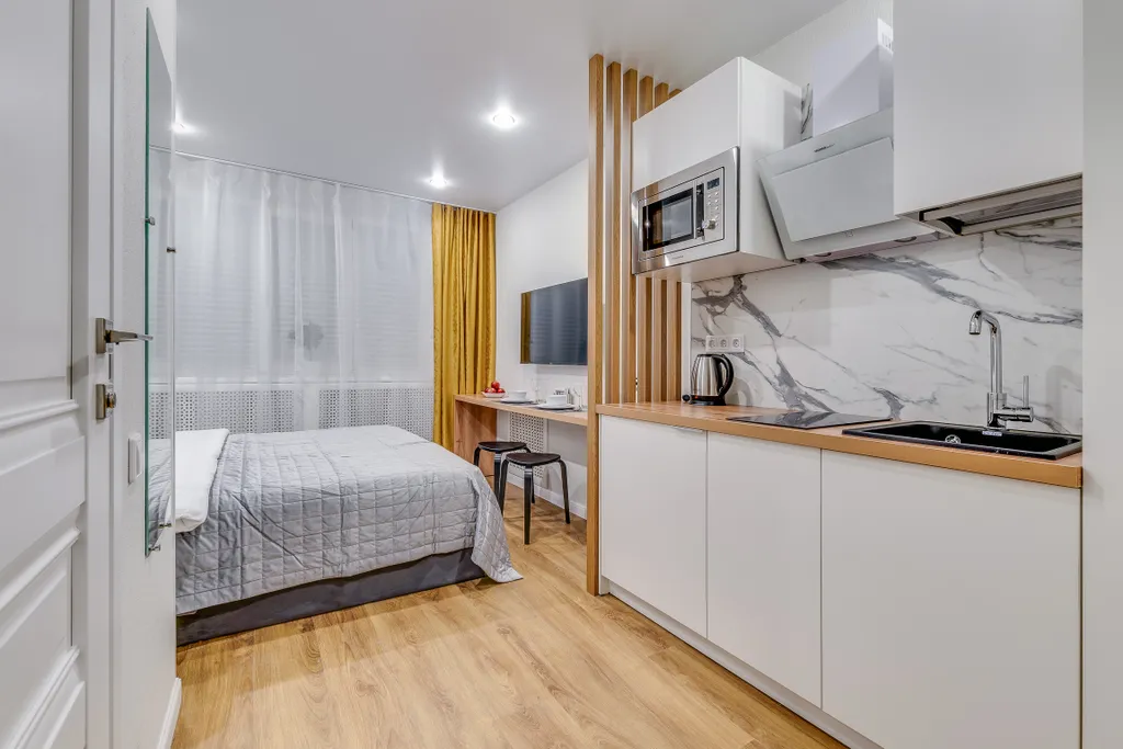 Квартира Стильные апартаменты у парка с озером — Санкт-Петербург