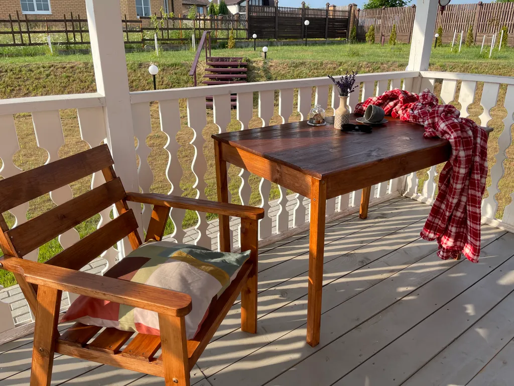 Деревянный домик со spa зоной