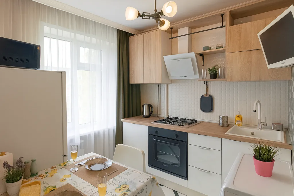 Просторная светлая квартира в центре города