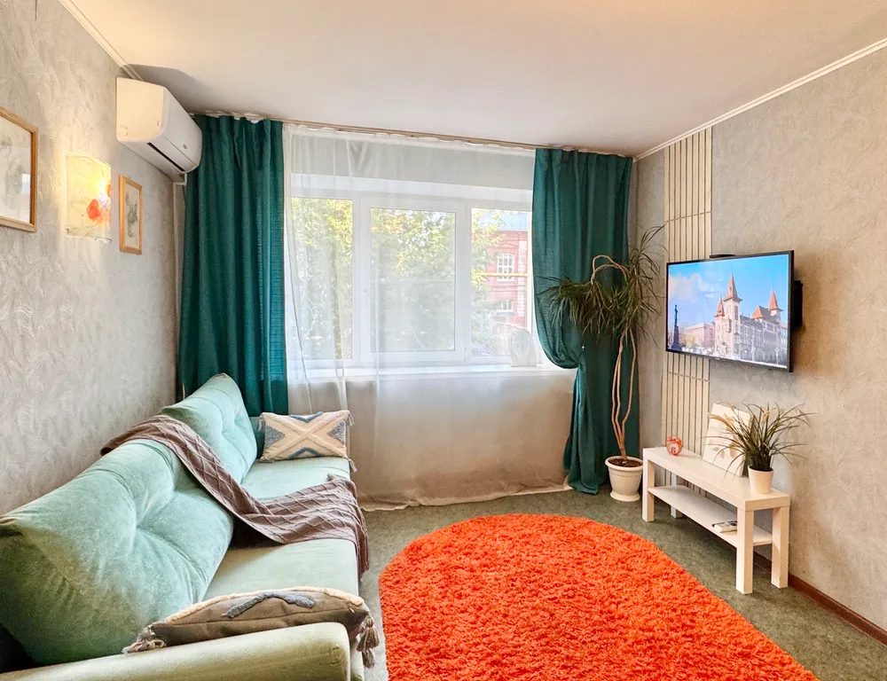 Квартира Квартира Volga Art Home Для семьи 3 спальных места Центр — Саратов