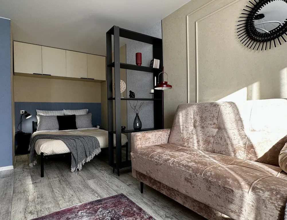 Стильная уютная квартира в центре с видом на бульвар и фонтан