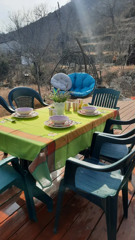 Геокупол с видом на горы