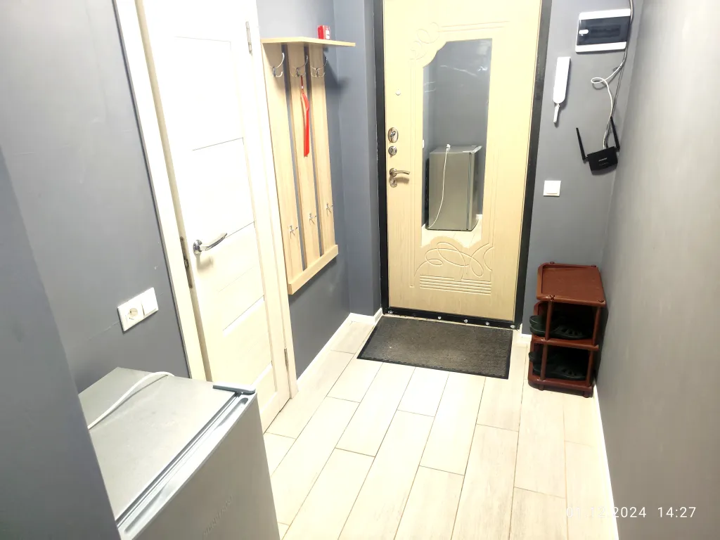 Студия с балконом в скандинавском стиле