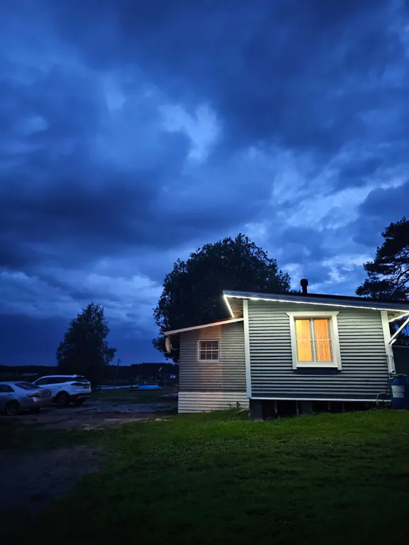 Дом с видом на озеро без соседей