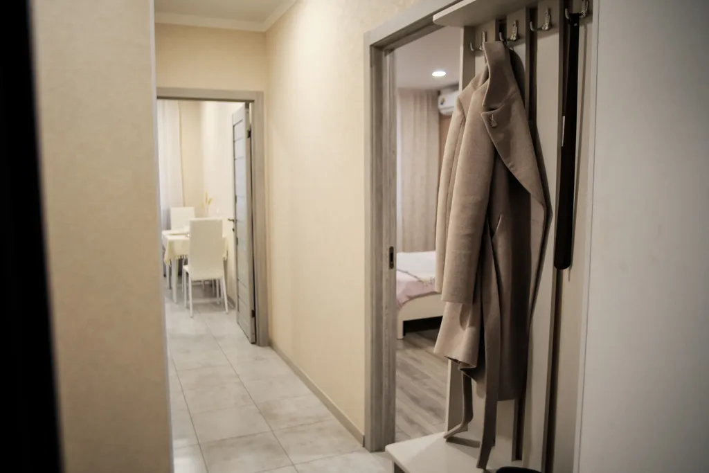 Уют, 1-комнатная квартира с балконом для 3-х гостей