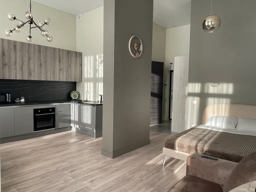 Квартира-пентхаус с высокими потолками