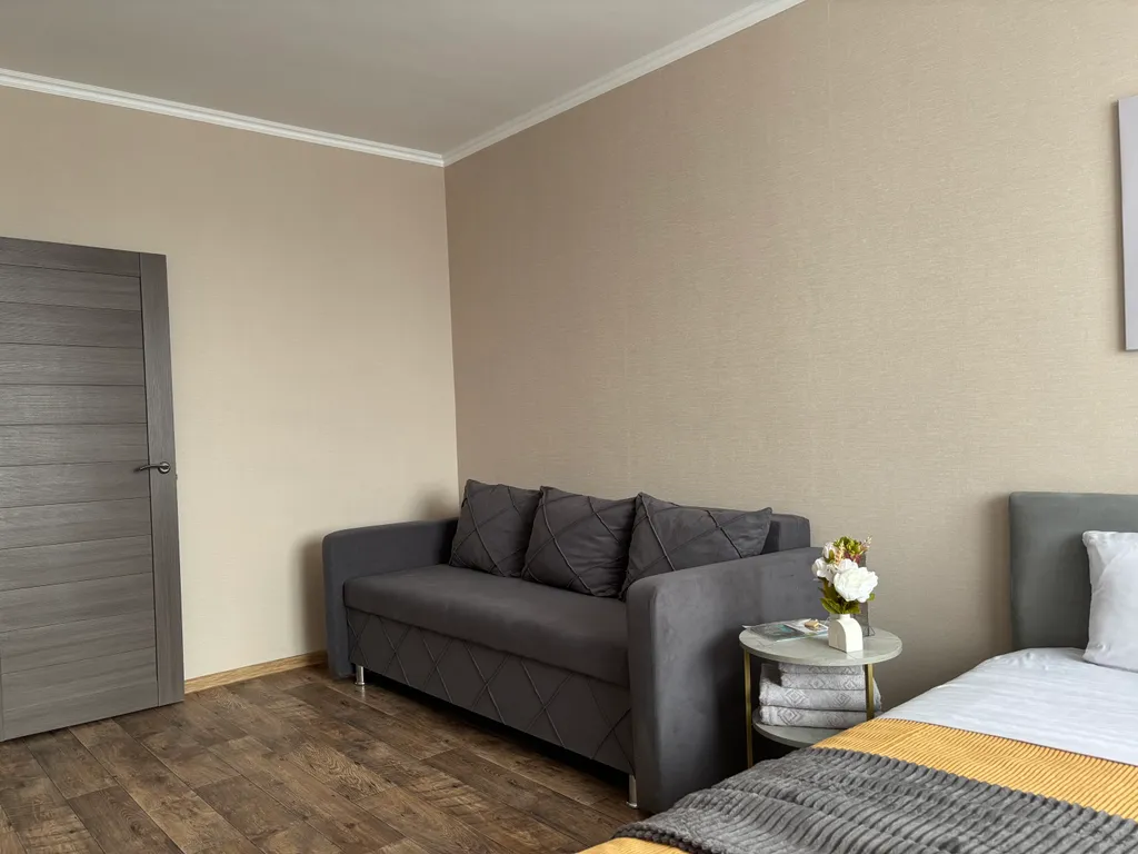 Комфортабельная семейная евродвушка в центре до 6 гостей