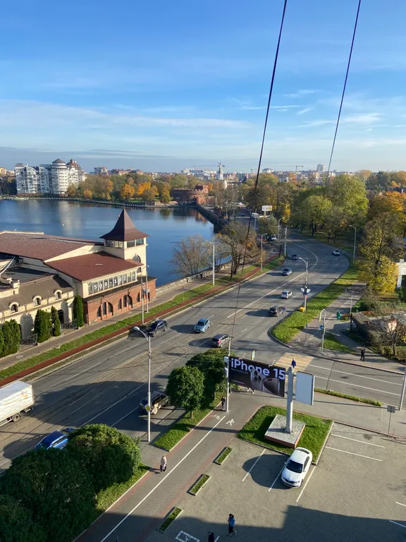 Квартира Комфортная квартира с панорамным видом на озера в самом центре города — Калининград
