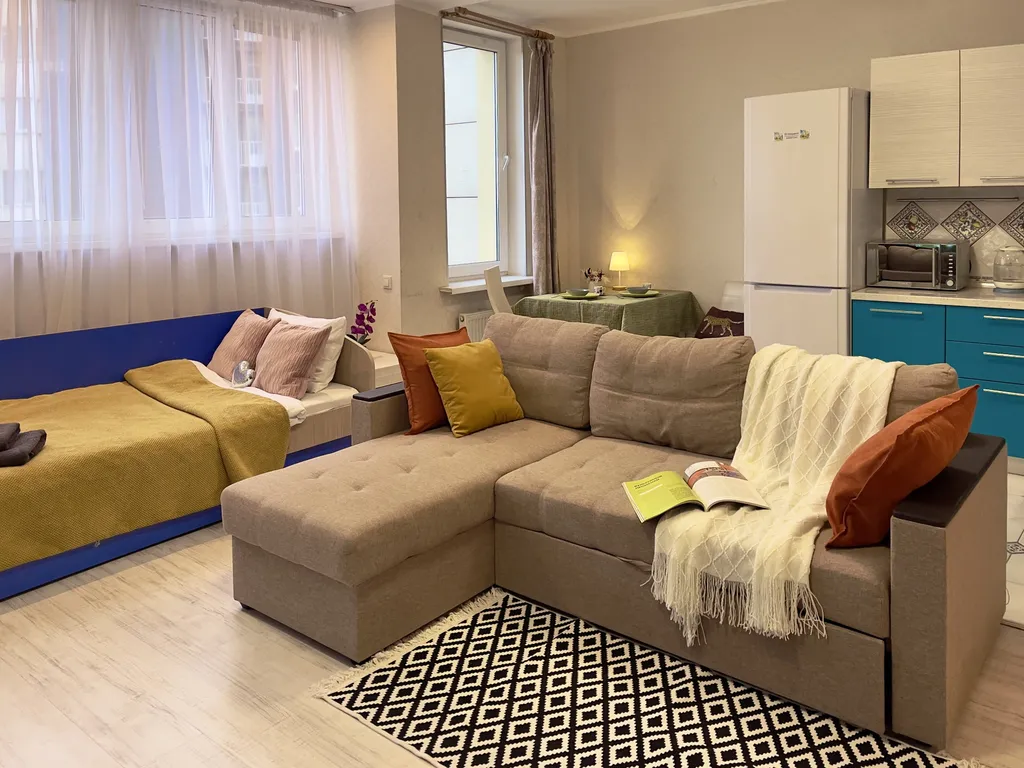 Cтильная евро-2-комнатная квартира — аренда посуточно в Одинцово