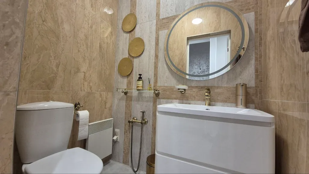 Коттедж Перламутр с сауной и 4 спальнями