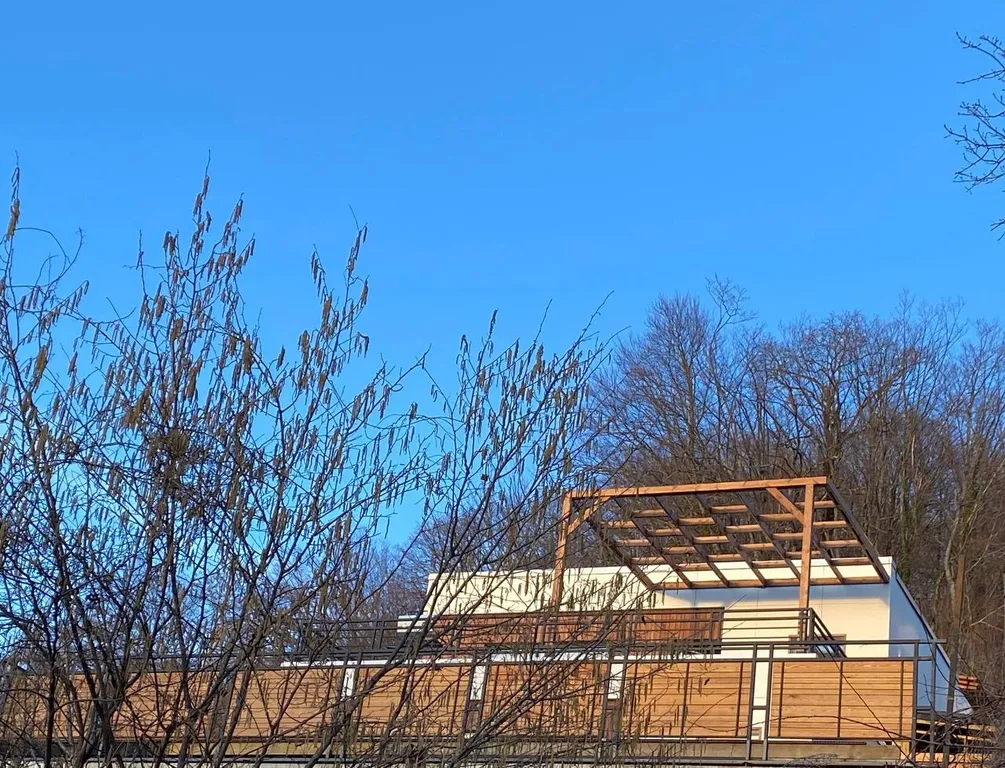 Коттедж Дом в стиле Хай - Тек — Галицино