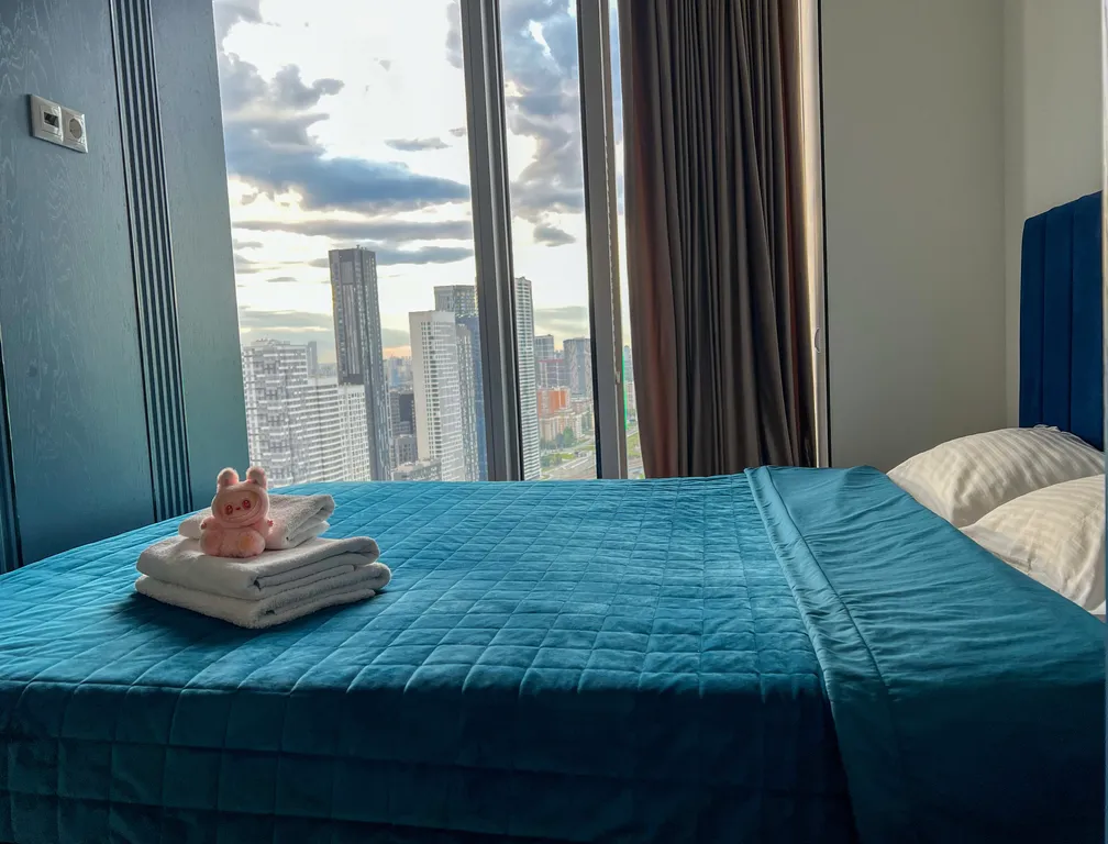 Квартира Квартира Синий Красавчик на 30 этаже Москва-Сити — Москва