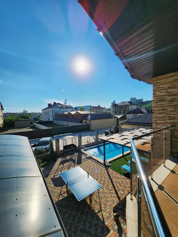 Комфортабельный номер с балконом-террасой и кухней