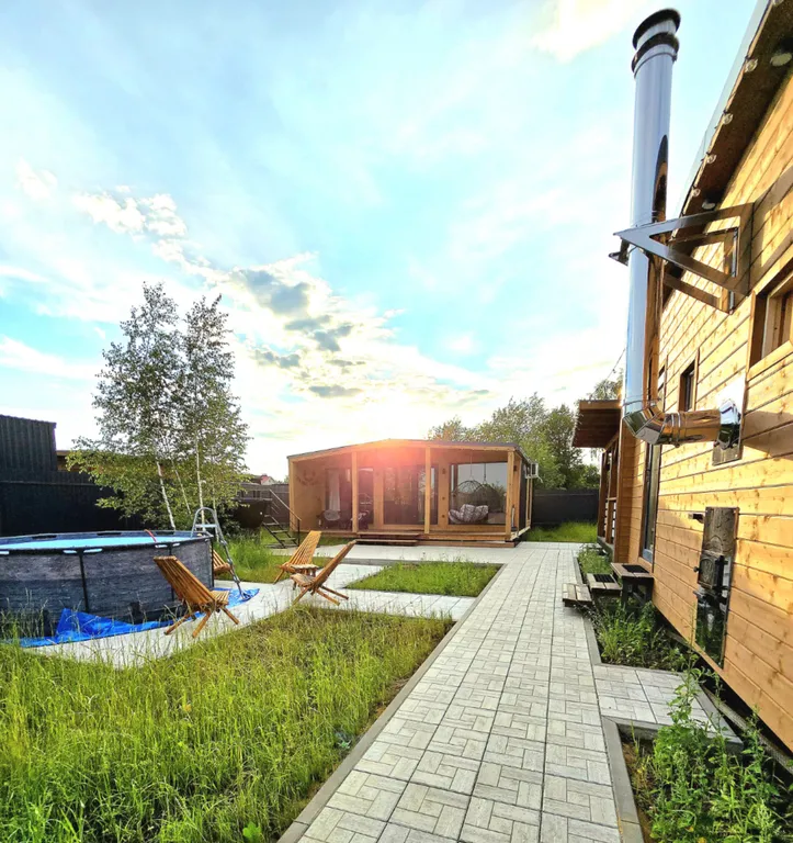 Коттедж Шале с баней и сибирским чаном с подсветкой 3.0 — аренда посуточно в Куликовский