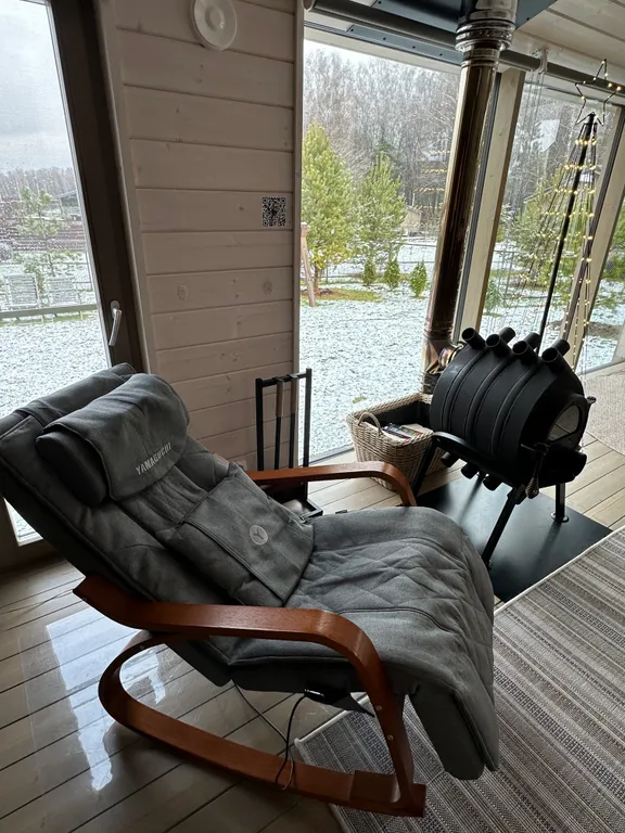 Дубльдом с видом на лес и городским комфортом в Капитан клаб