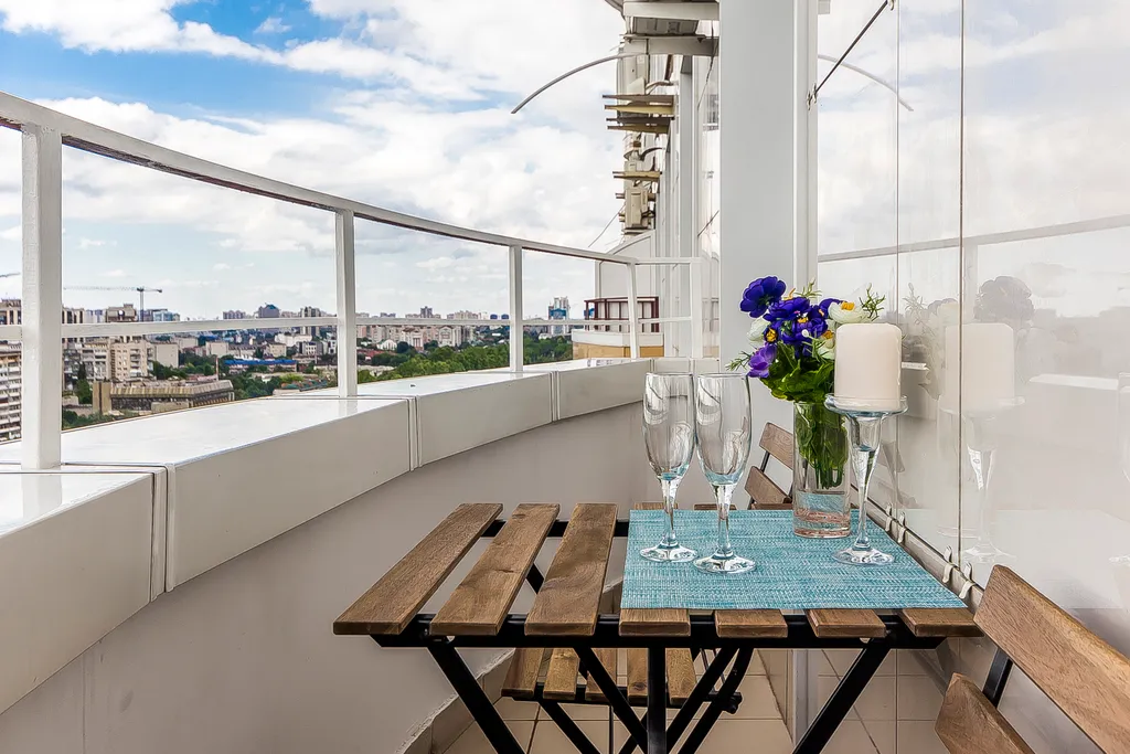 Квартира Квартира Стильный апартамент с балкончиком в центре Краснодара — Краснодар