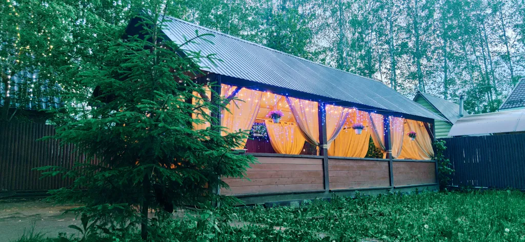 Дом с баней у Голубого озера