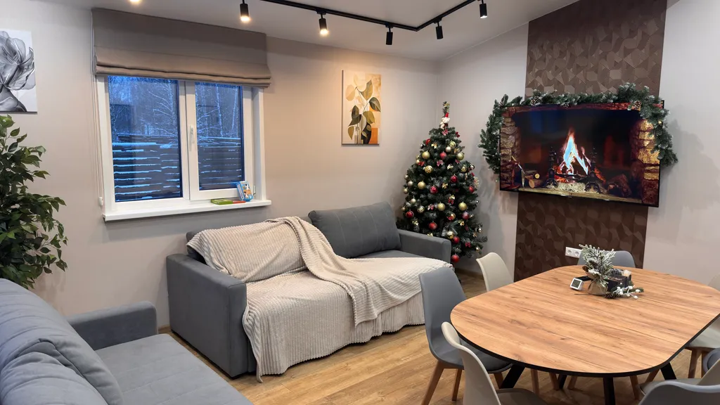 Новый уютный дом с банным чаном