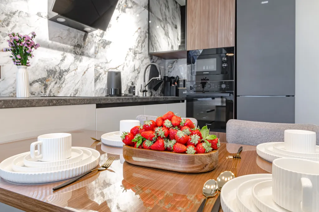 Стильная квартира с видом на Барыс Арена