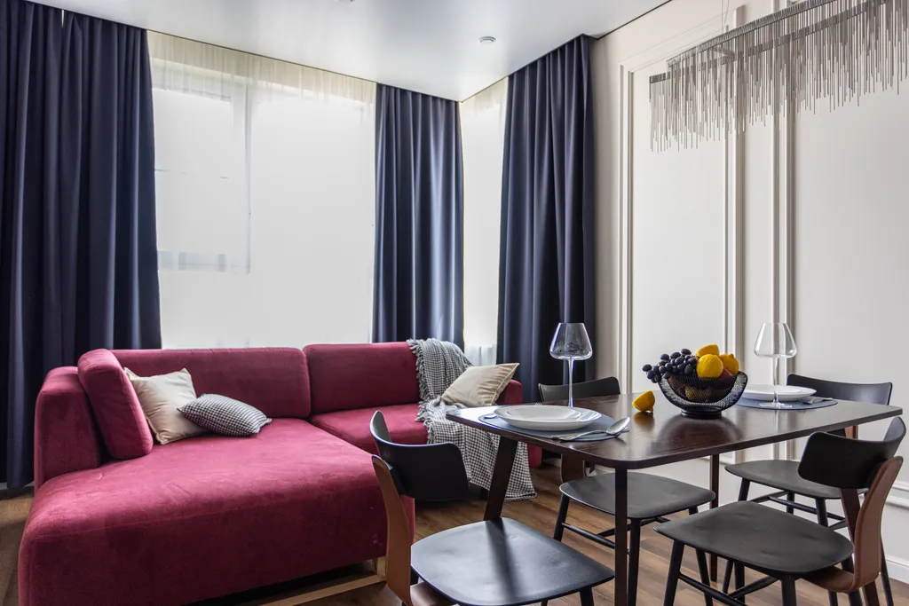 Квартира Квартира Бархат — стильный апартамент бизнес-класса рядом с метро Варшавская — Москва