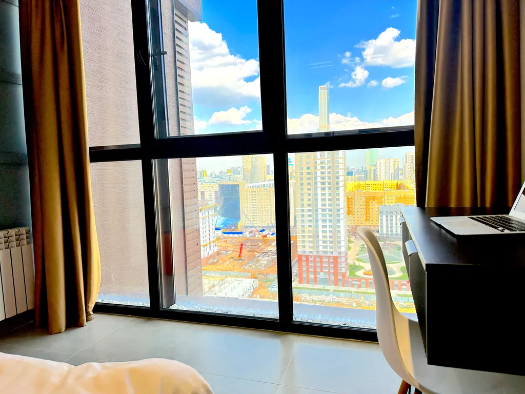 Апартамент на 21 этаже лофт