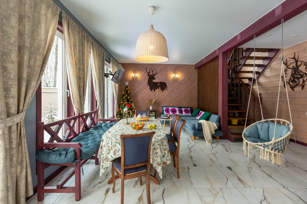 Коттедж Дом с баней и чаном в лесном участке на полуострове Истринского водохр — Логиново