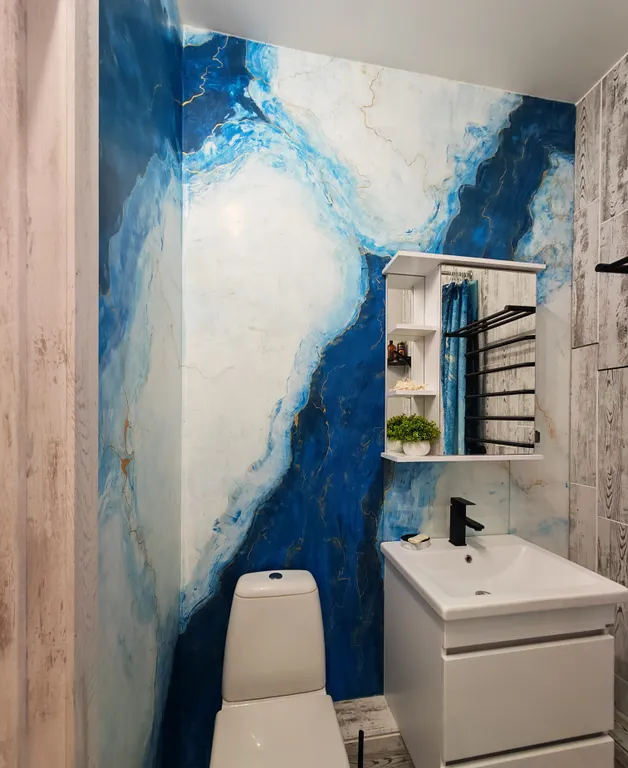 Квартира с новогодней атмосферой в новостройке