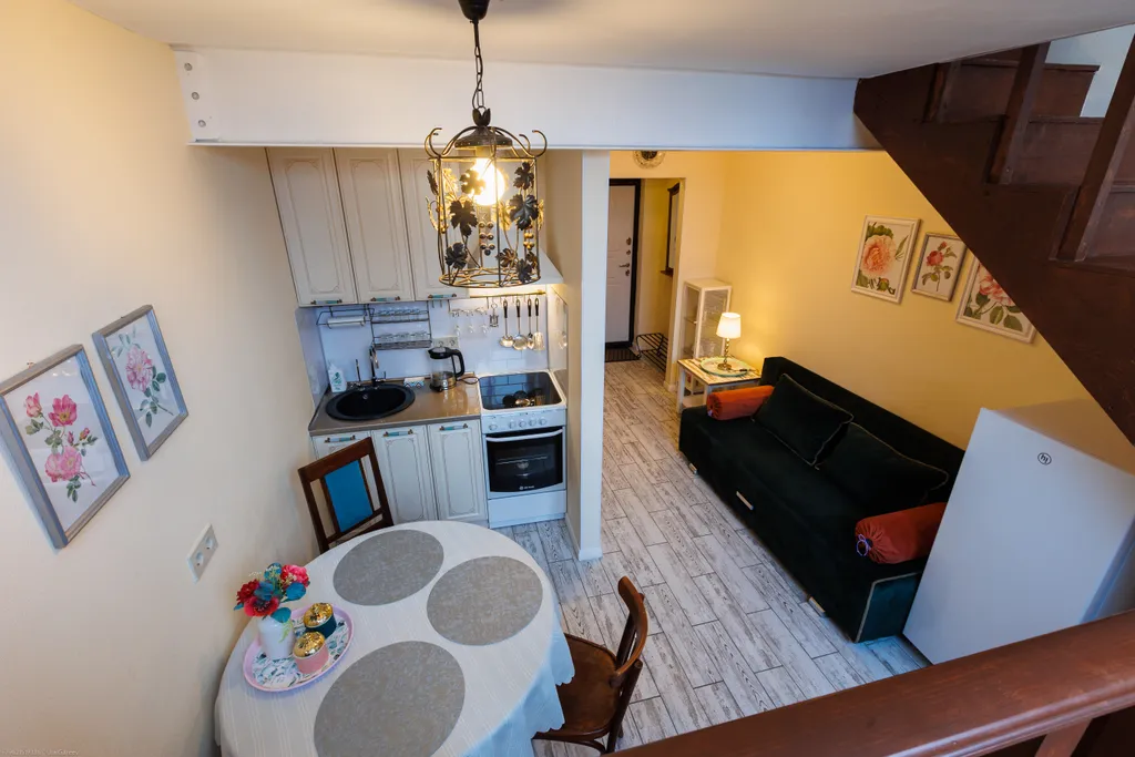 Двухуровневая квартира с террасой для семьи