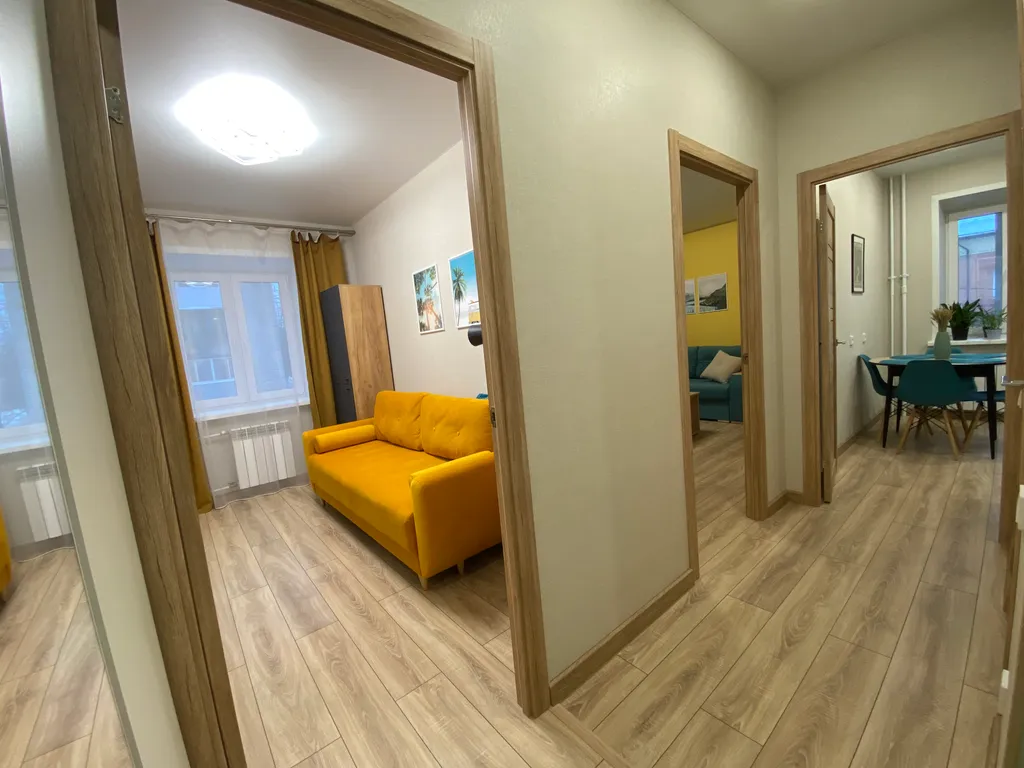 Квартира Стильная двухкомнатная квартира: 5 минут от вокзала Ярославль-Главный — Ярославль