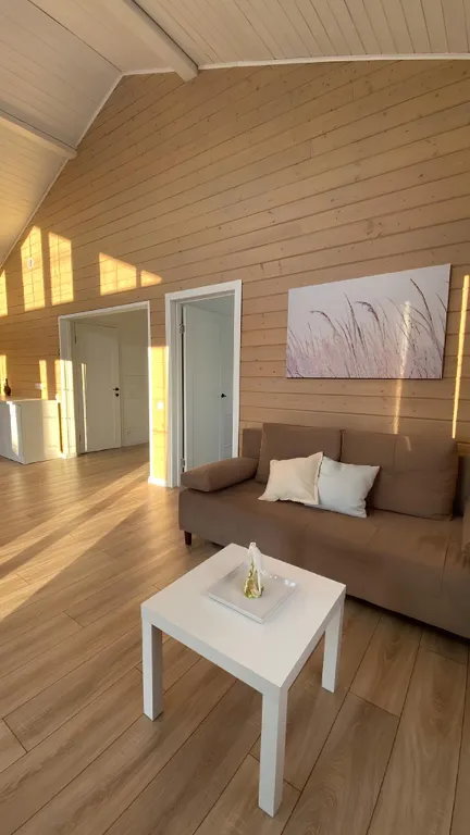 Нoвый уютный дом с баней на дровах