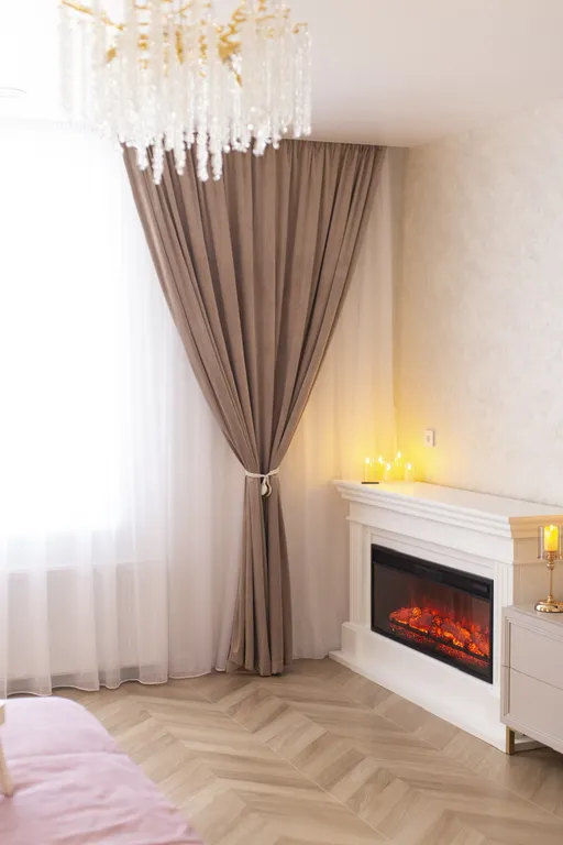 Шикарная квартира на набережной с кондиционером и камином