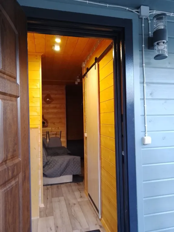 Уютный домик mikkola с видом на лес в Карелии