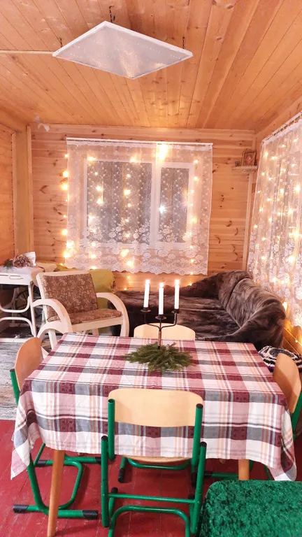 Домик Уют Самана в Родовом поместье в лесу