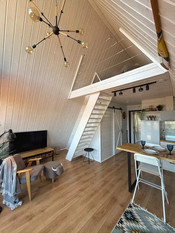 Стильный A-frame дом возле Балтийского побережья