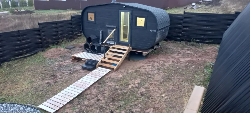 Коттедж Новый большой А-Фрейм с видом на лес — Казань