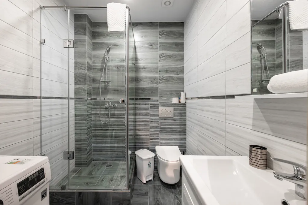 Просторная студия с видом на горы